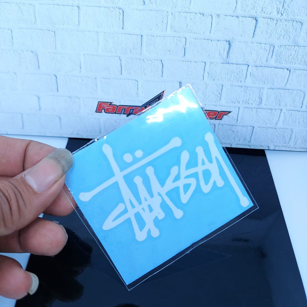 stiker stussy sticker STUSSY 7,5cm