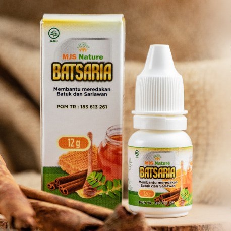 MJS NATURE BATSARIA 12GR - Herbal Madu Redakan Batuk dan Sariawan