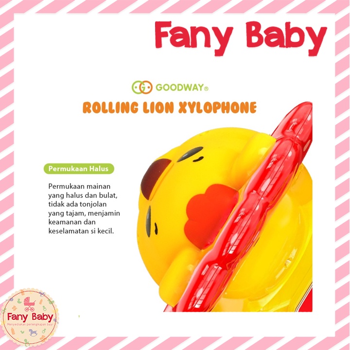 GOODWAY ROLLING LION XYLOPHONE [ GW3503 ]