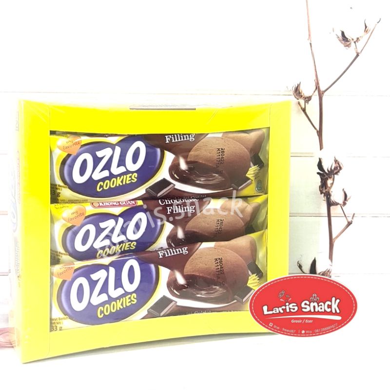 

Ozlo Cookies Chocolate Filling Coklat (1 box isi 10)