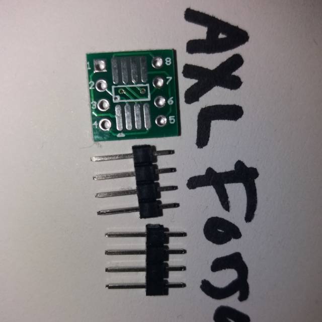 PCB SOP8 adapter untuk IC Eeprom