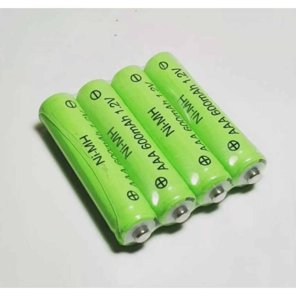 baterai aaa recharger aaa cas 4pcs aaa