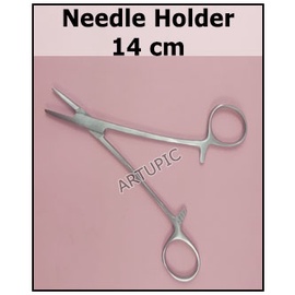 Needle Holder Napdpuder Naldfuder 14 cm Nald Voeder Mayo Hegar Gunting Penjepit Pisau Jarum Jahit 14cm