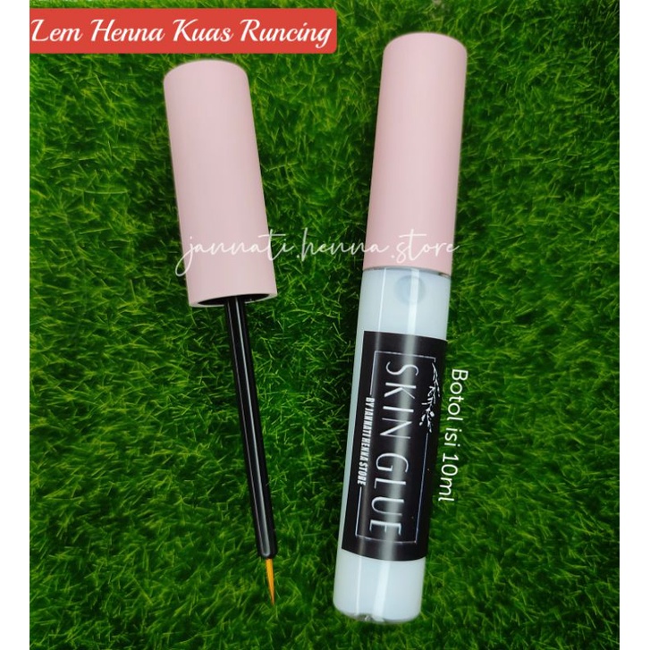 LEM HENNA JANNATI KHUSUS KULIT KEMASAN BOTOL EYELINER