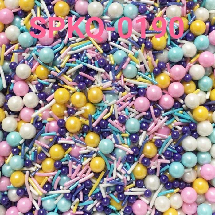 

SPKQ-0190 SPRINKLES SPRINKLE SPRINGKEL 250GR WARNA PASTEL BERKUALITAS