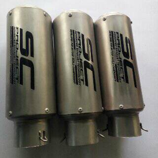 KNALPOT RACING SC PROJECT SANBLASTING 150CC 250CC SELENCER ONLY