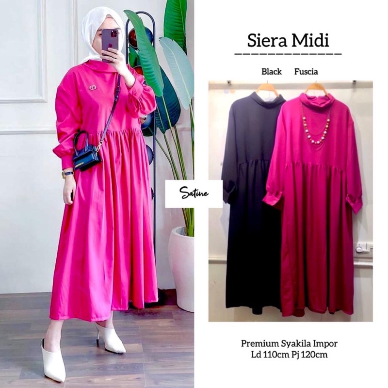 SIERA MIDI POLOS FUSHIA / DRESS MAGENTA LD 110