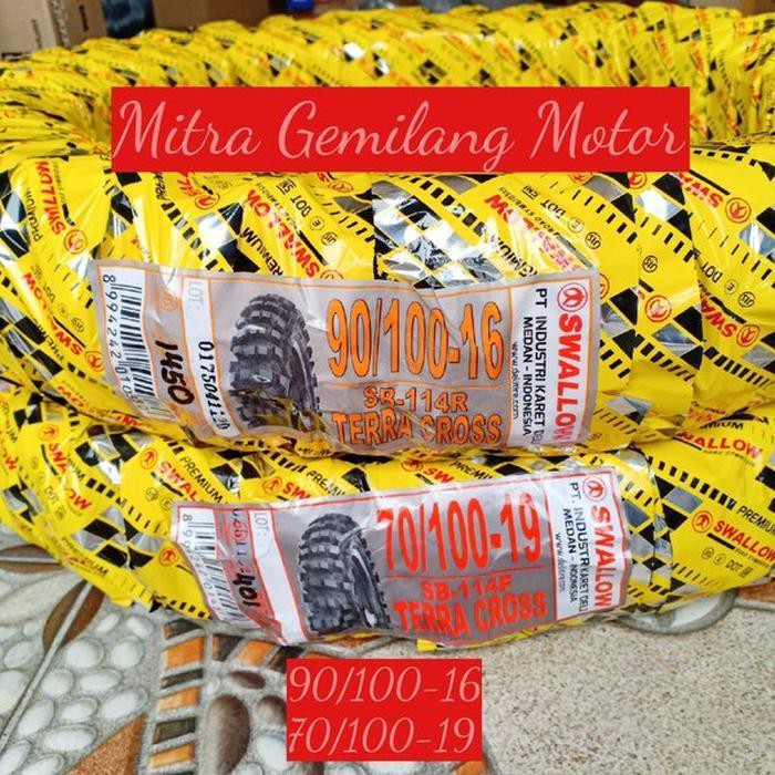 BAN PAKET KLX 16 19 MERK SWALLOW 90 100 16 DAN 70 100 19 TERRA CROSS