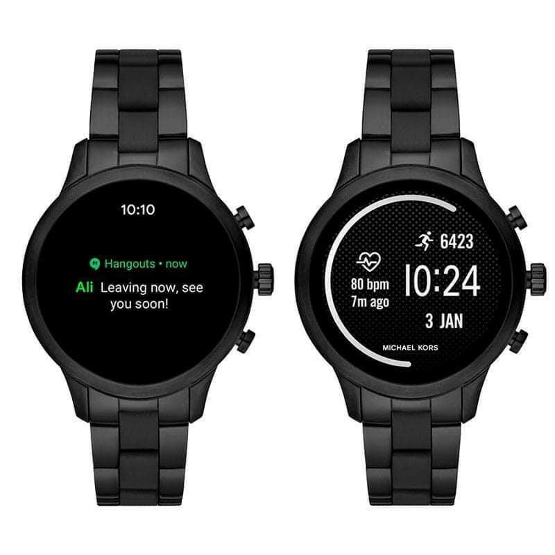 JAM MK KORS RUNWAY SMARTWATCH BLACK RUBBER MKT5058