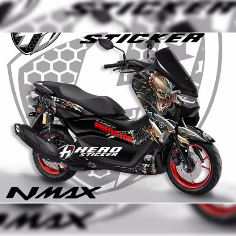 Stiker Decal New Nmax 2020 Fullbody tengkorak