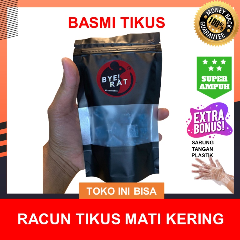 BYERAT BASMI TIKUS SUPER AMPUH RACUN TIKUS MATI KERING 125 gram