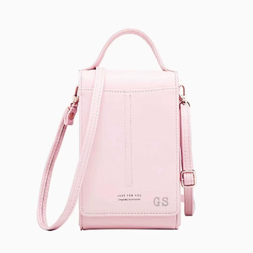 Tas HP Wanita Dompet HP GTO Lovely Multifungsi Style Tas Selempang mika Wanita Kulit Pocket HP / sling bag