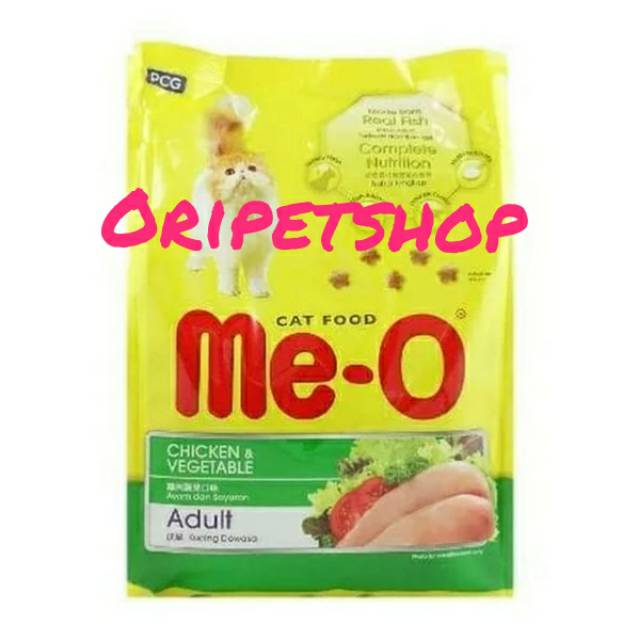 Me-o Meo Adult Chiken Vegetable 7kg Dry Food Makanan Kucing TERMURAH GOJEK