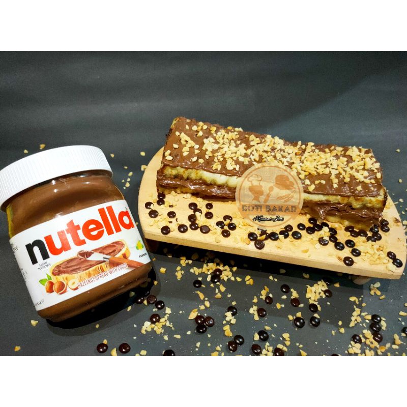 

Roti Bakar Nutella Kacang Tabur