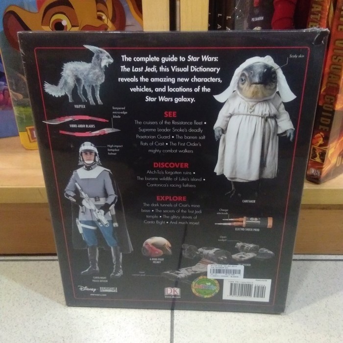 RSPS BUKU STAR WARS THE LAST JEDI THE VISUAL DICTIONARY