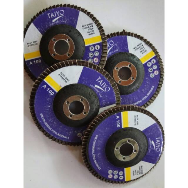 Flap Disc Disk / Amplas Susun Tumpuk - TAIYO 4&quot;