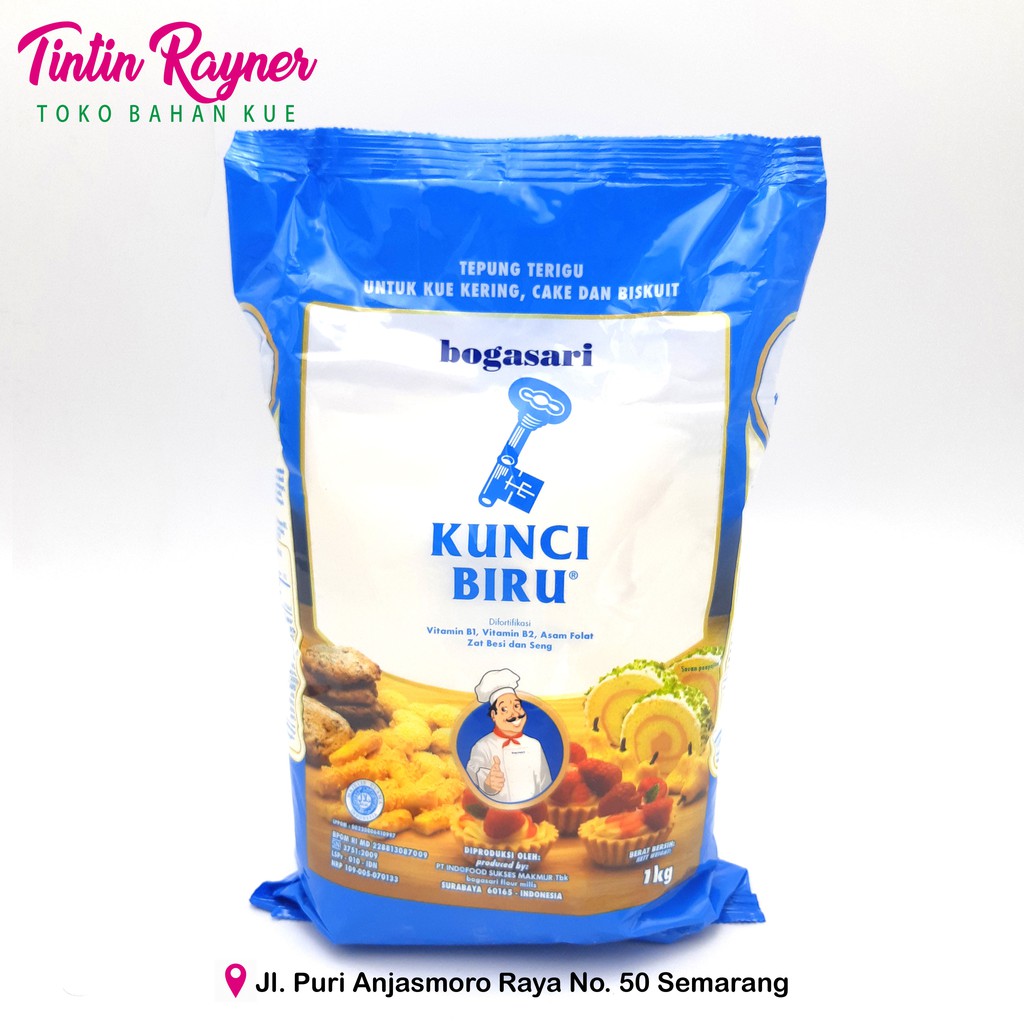

Bogasari Kunci Biru 1kg