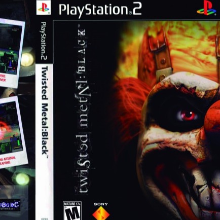 DVD Kaset Game PS2 Twisted Metal Black
