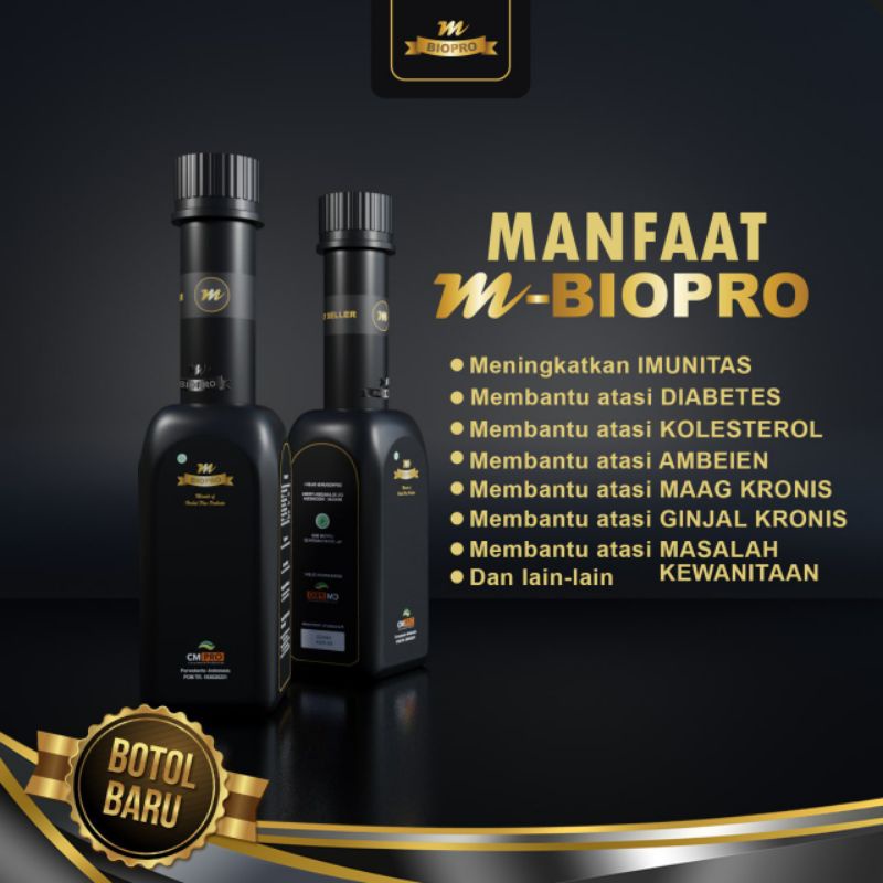 M BIOPRO ASLI HERBAL M BIOPRO botol terbaru isi 410 mili