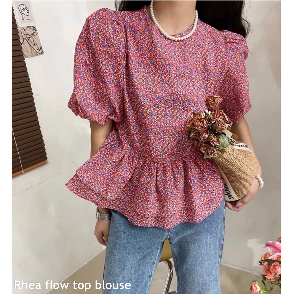 Rhea flow top blouse - Thejanclothes