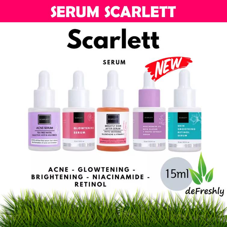 SCARLETT Serum | Glowtening / Brightly Ever After / Acne / Niacinamide / Retinol - serum scarlet