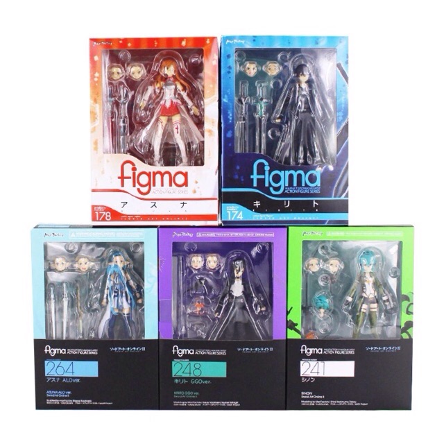 Action Figure SAO Asuna Kirito sinon Figma