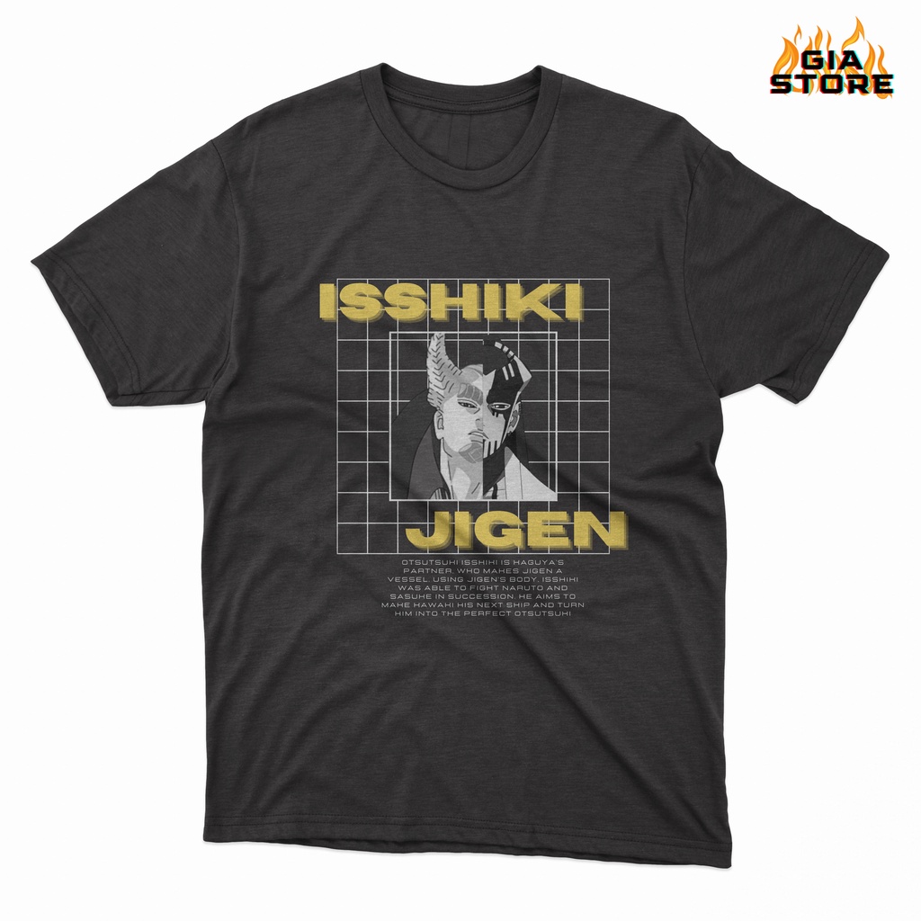 Kaos Anime Boruto Naruto Next Generation - Otsutsuki Isshiki X Jigen Karma Full Cotton DTF
