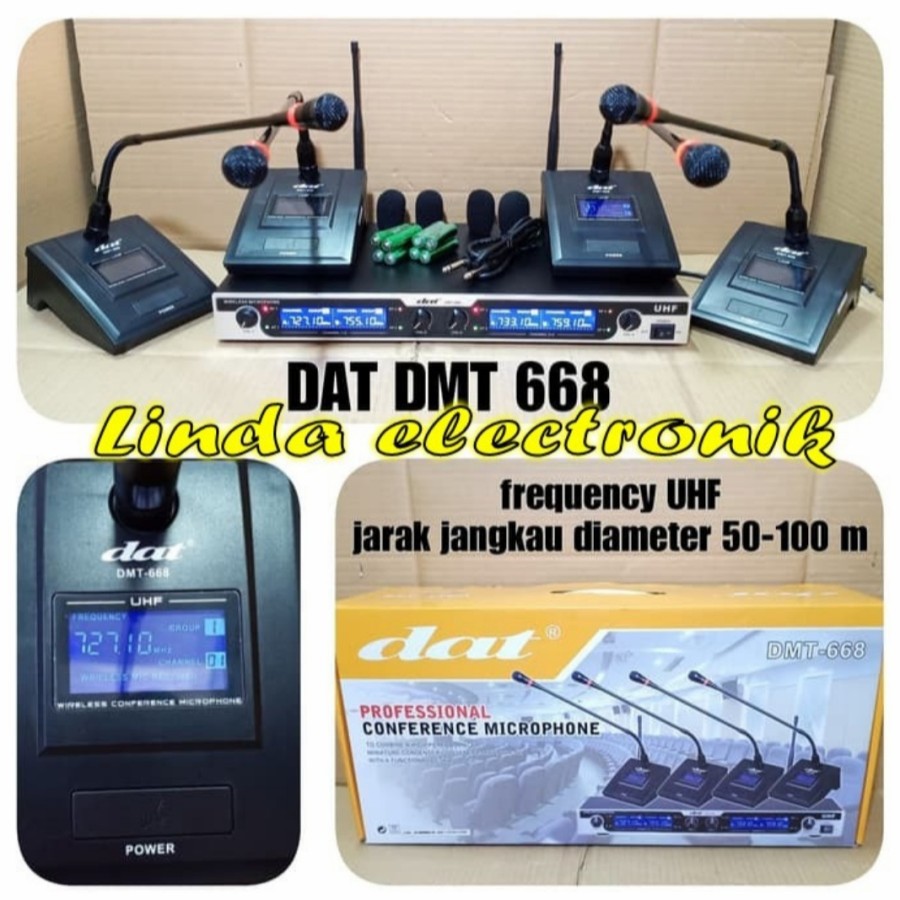 mic meja wireless dat dmt 688 dat dmt688 4 mic meja conference