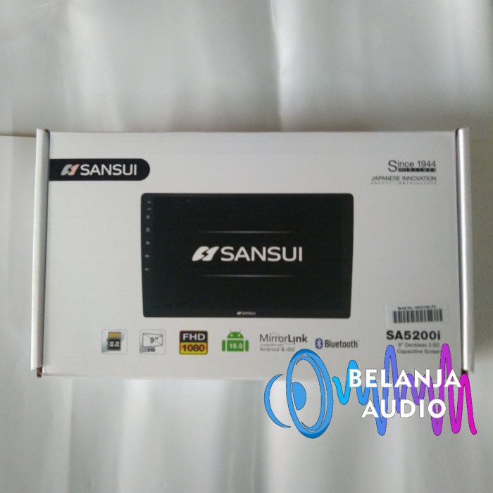 Head unit double din android sansui android 9inch - 10inch