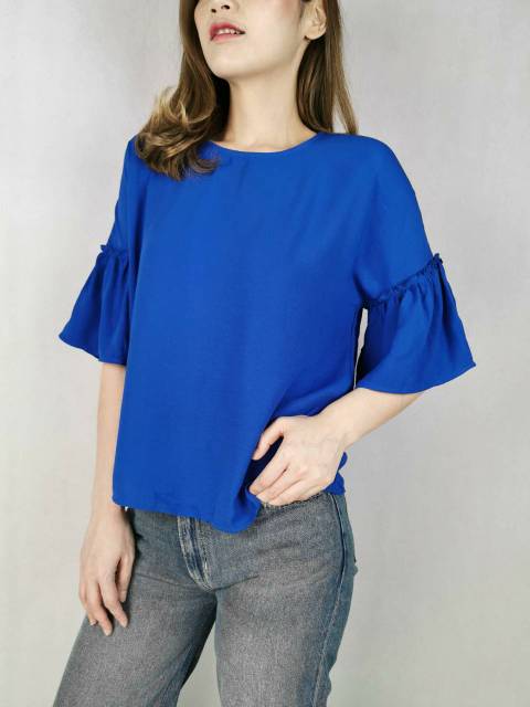 Stradivarius cotton blouse