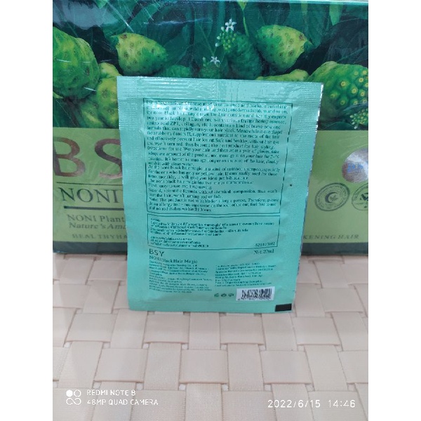 BSY NONI BLACK HAIR MAGIC BPOM ORIGINAL - PER SACHET