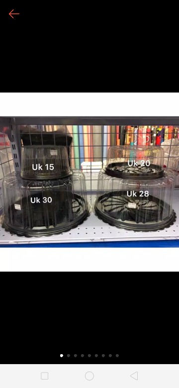 Box / Kotak Bolu Tray Bulat Uk 15-30