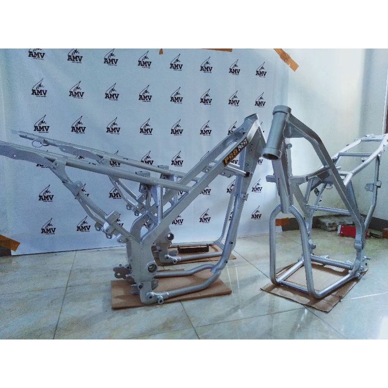 Frame Rangka custom Replika KLX pnp mesin honda yamaha Scorpio kawasaki Ninja