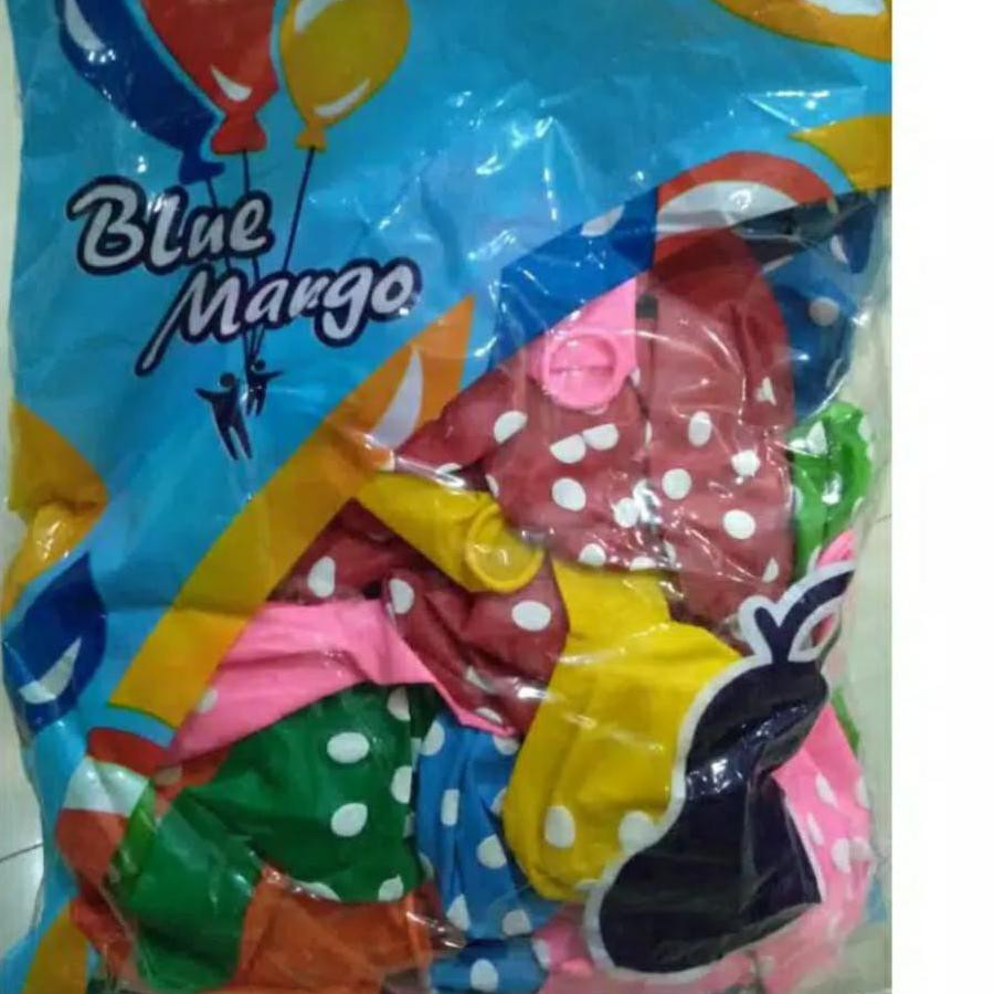 ✾ balon polkadot isi 100pcs grosir ➨