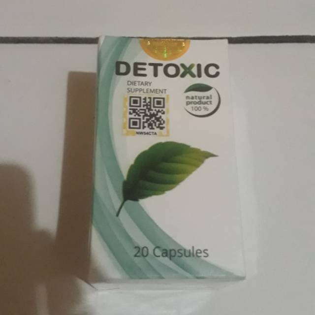 OBAT HERBAL DETOXIC HIJAU ASLI ORIGINAL ISI 20 CAPSUL ANTI PARASIT DALAM TUBUH