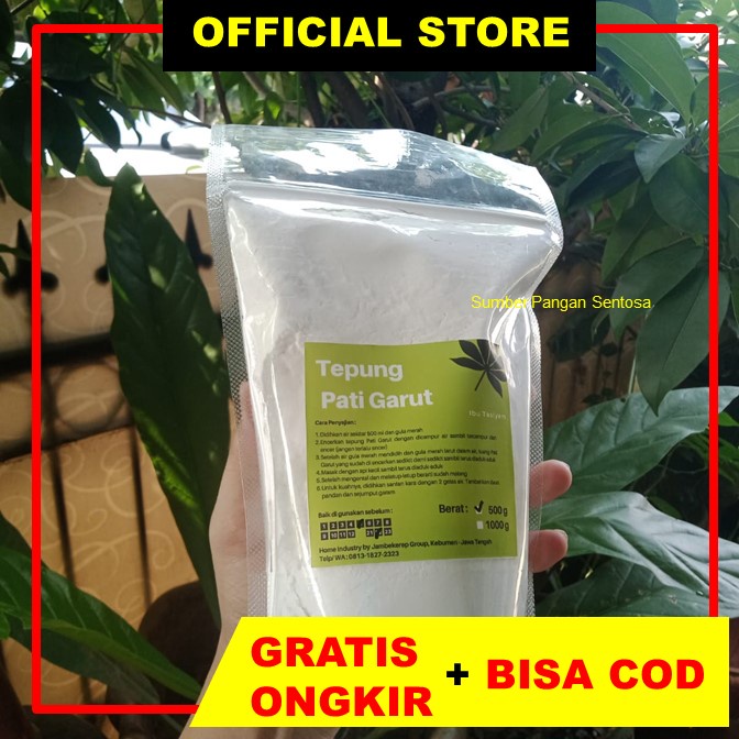 

Tepung Pati Garut Tepung Klarut Patat Sagu | Obat Gastritis 500 Gr