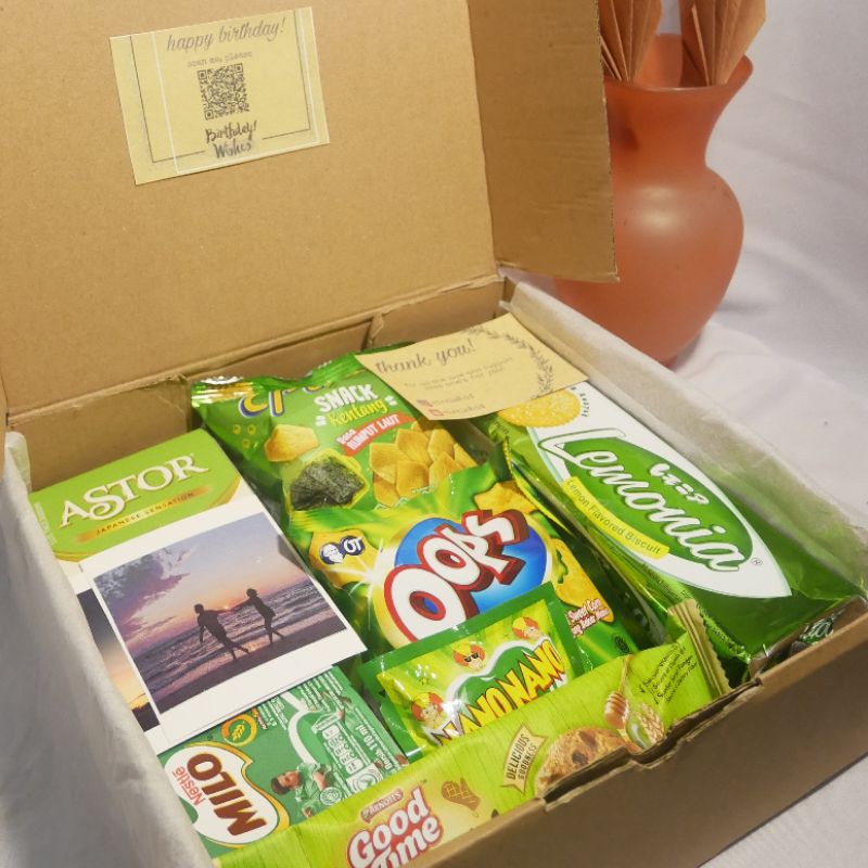 Hampers/gift box/snack gift box/Green gift with