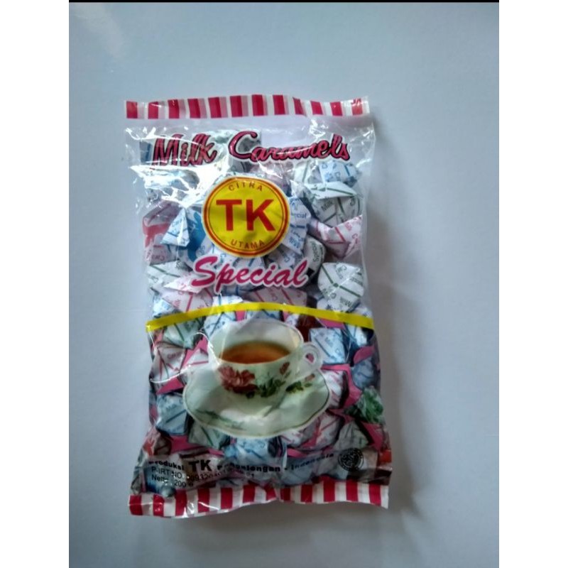 

permen karamel susu merk tk 200 gram