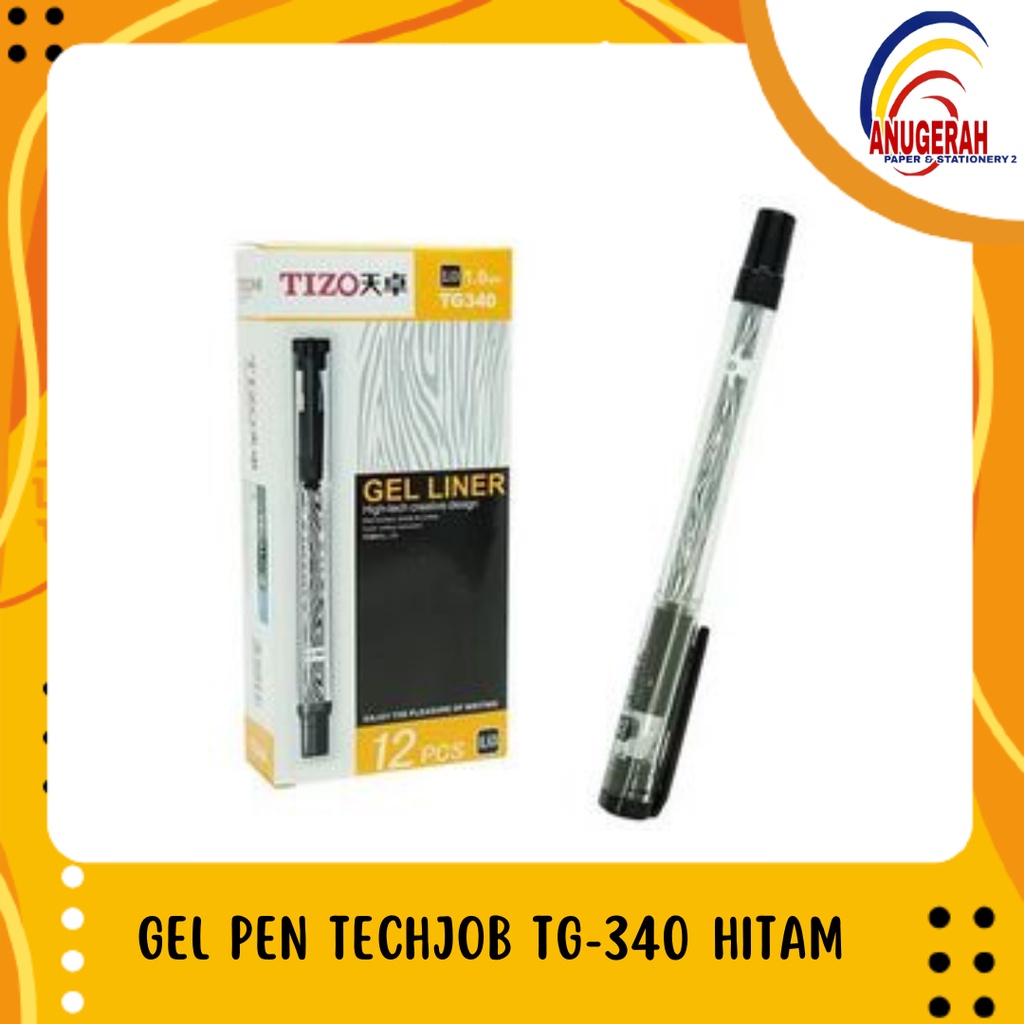 

GEL PEN TECHJOB TG-340 HITAM/BIRU(PCS)