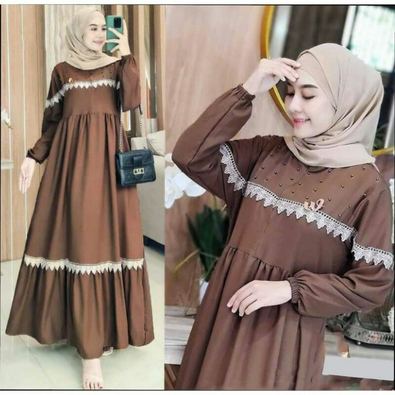 Gamis Premium Renda Uwais