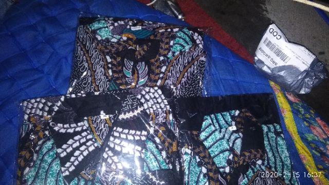 Batik Couple Keluarga Rnb Pramesti Lilit,bahan Katun Prada Mix Embos Madu Terlaris Termurah