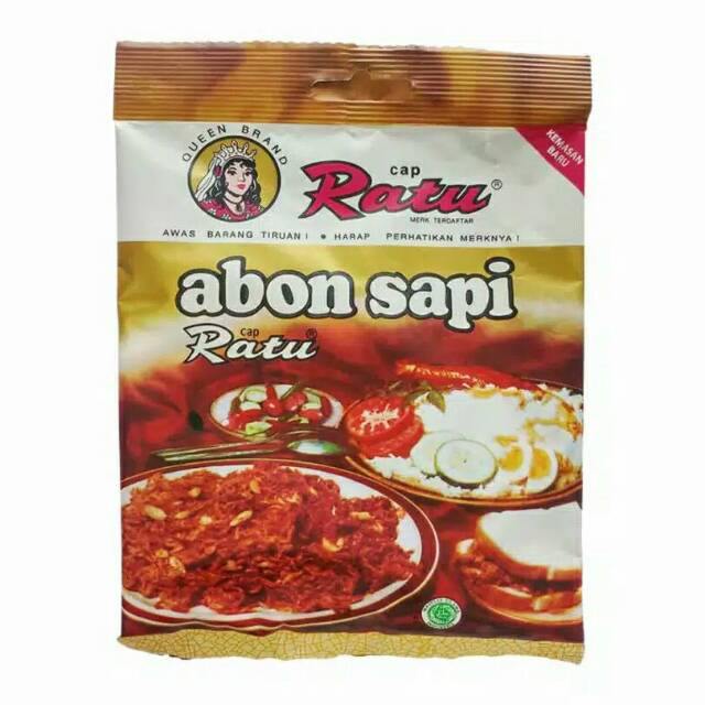 

RATU ABON SAPI 90GR CAP RATU ABON SAPI RATU ABON SAPI QUEEN BRAND