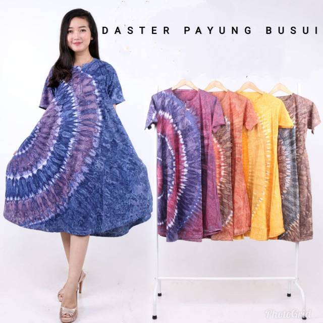 Daster busui - Resleting depan - jumbo - Daster Kaos