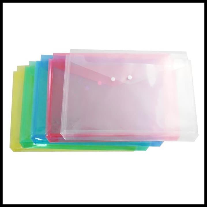 

Lusin Map Plastik Kancing Satu Folio - Micro Murah!