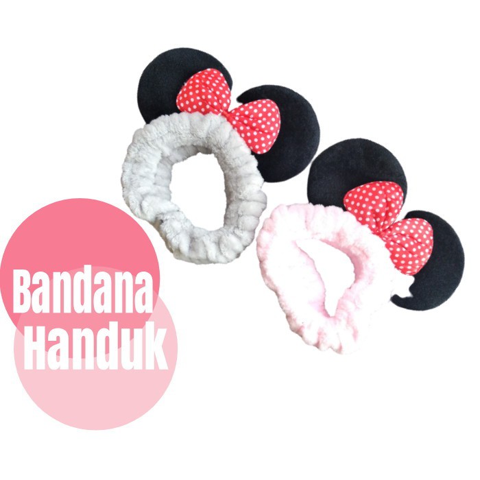 |AC|Bandana Motif Mickey Bahan Handuk