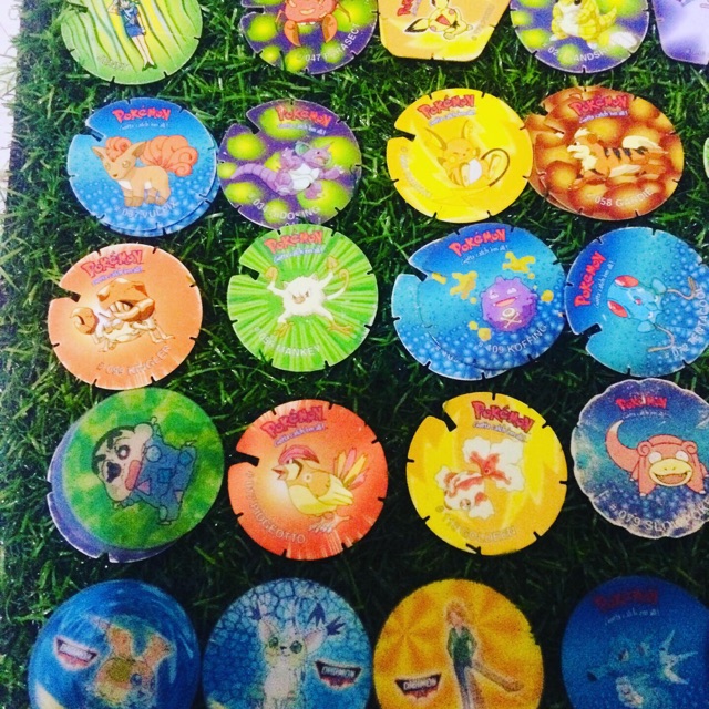 Tazos pokemon digimon yugioh jadul rare