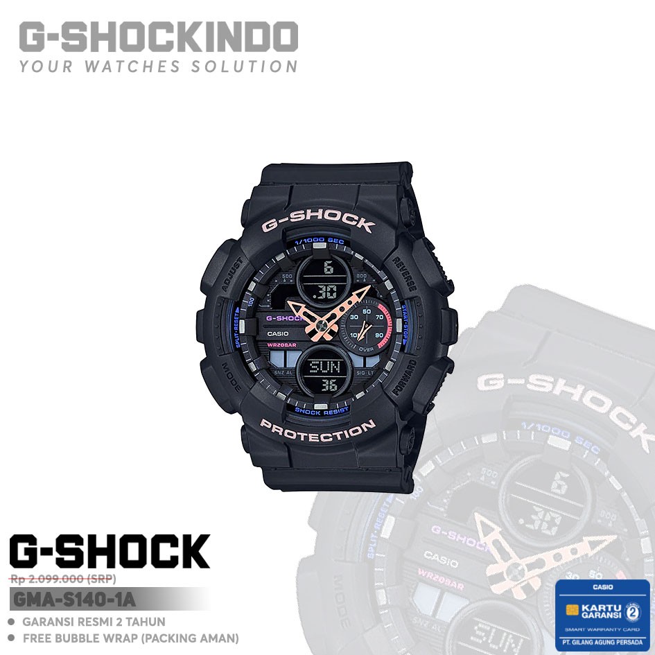 Casio G-Shock GMA-S140-1A / GMA-S140-1ADR Original