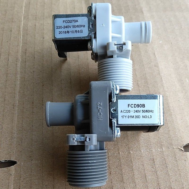 Selenoid Solenoid  Valve Plastik drat 3/4 -Ac 220v