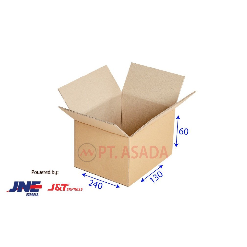 

Box Kardus ukuran S 24 x 13 x 6 (DIE CUT MODEL) [READY STOCK]
