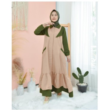 Kekinian 2020 Gamis Trand Remaja Kekinian Nisa Sabiyan K2T2 Gam LZ822 Baju Gamis Wanita Terbaru /